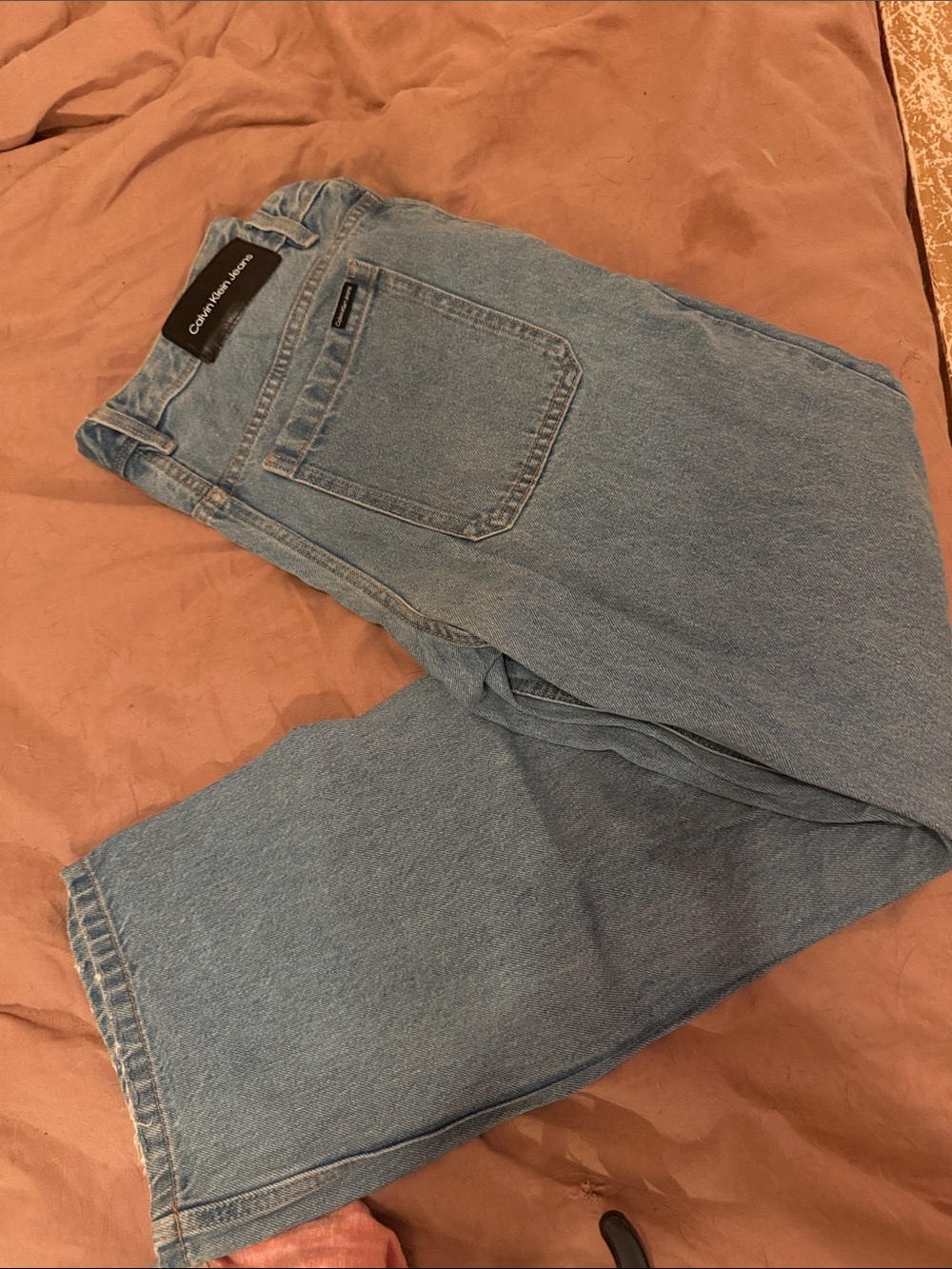 Calvin Klein Men's Light Blue Relaxed Jeans